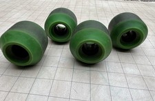 Vintage Kryptonics Double Conical Skateboard Wheels Green
