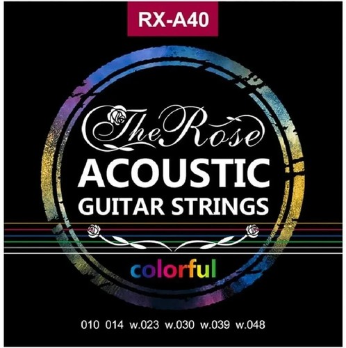 Coloured acoustic guitar - acoustic,