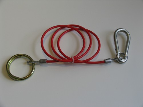 Red brake away - brake, cable-