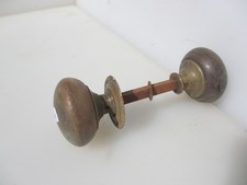 Victorian brass door knobs - door,