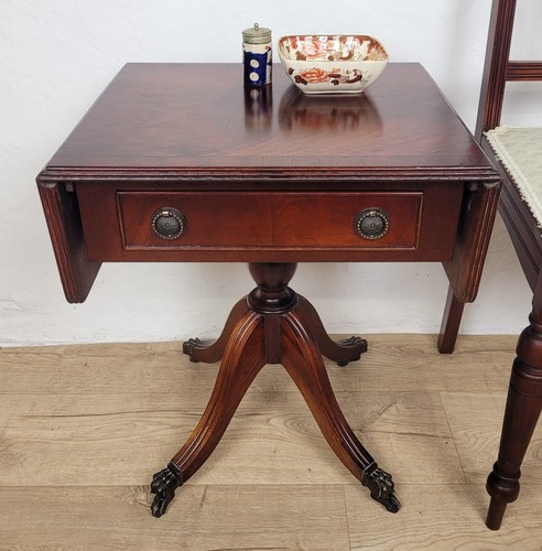 Drop leaf side table - side,