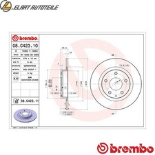 2x BRAKE DISCS 08.C423.11 FOR