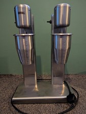 Buffalo CY423 Twin Head Milkshake Mixer - Silver