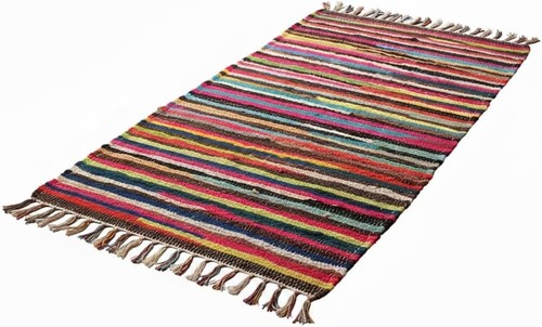 Chindi rag rug 100 recycled - rug, 100%