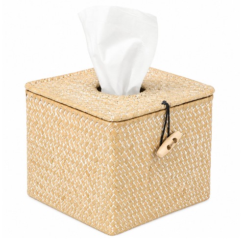 Square seagrass woven tissue - square,