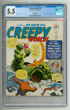 Creepy worlds comic cgc - creepy,
