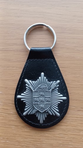 Vintage fire service key ring - vintage,