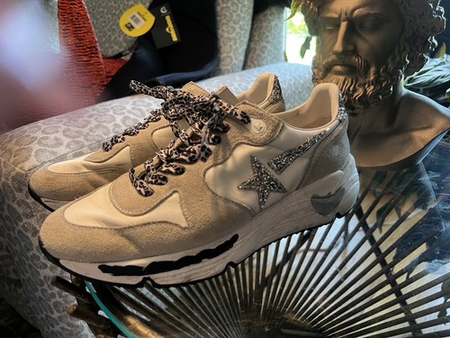 Golden goose running sole - golden,