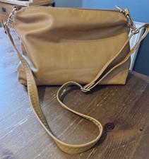 Ladies Mustard Handbag Cross Body - Bessie