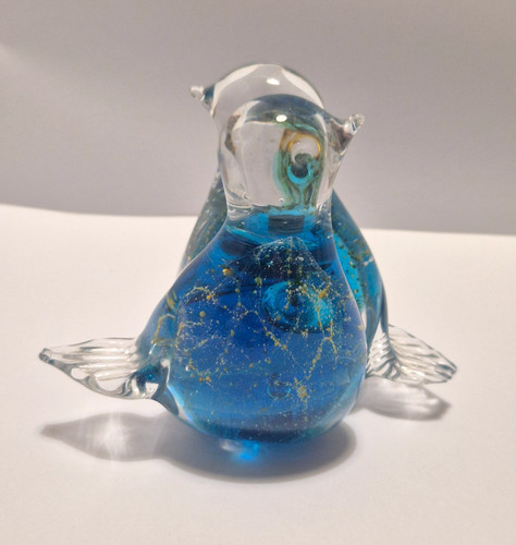 Mdina signed art glass two - mdina,