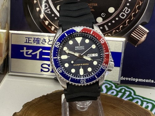 Seiko pepsi bezel men watch - seiko,