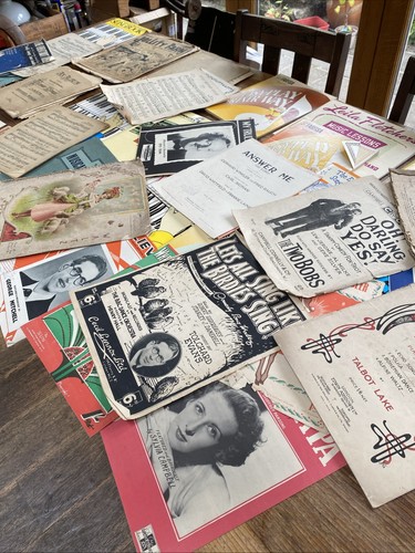 Job lot old - piano, &