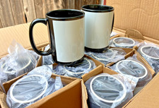 6 pcs Sublimation Blank Coffee