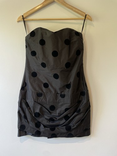 Luella black silk blend polka - luella,