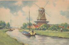 DUTCH CANAL & WINDMILL