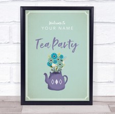 Flowers In The Purple Teapot