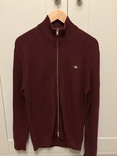 Gant cotton texture - cotton, full-zip