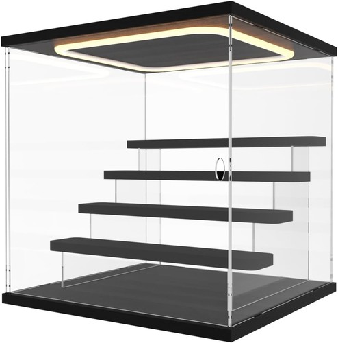 Acrylic lighted display case - acrylic,