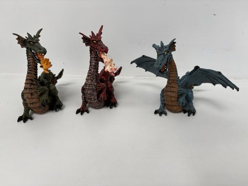 Papo plastic dragon figures - plastic, x