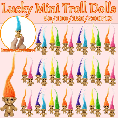 200pcs mini troll - 50-200pcs, dolls