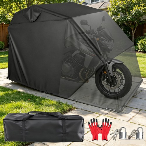 Motorbike cover shed - motorbike,