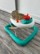 Baby Walker Portable Folding Adjustable for Toddler First Step Push Chad Valley