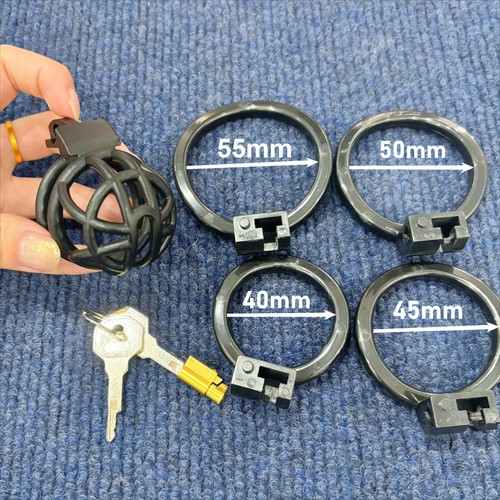 New male hollow chastity cage - new,