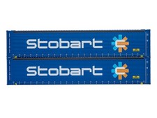 Dapol 4F-028-217 45ft Curtainside Container Set (2) Stobart