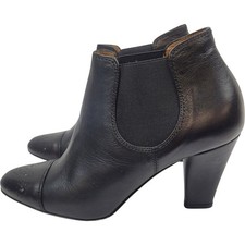 Hobbs Black Leather Ankle