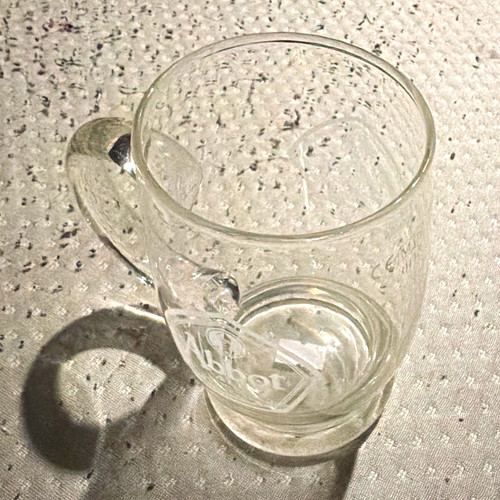 Abbot ale clear glass beer - abbot,
