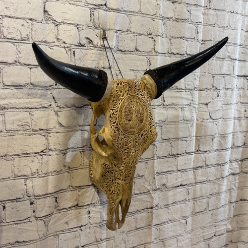 50cm carved buffalo - 50cm,
