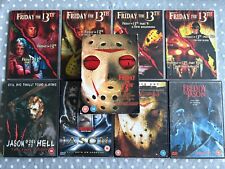 FRIDAY THE 13TH DVD COLLECTION PART 1 2 3 4 6 7 8 9 10 FREDDY V JASON + REMAKE