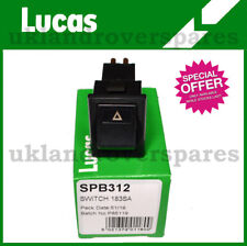 LAND ROVER DEFENDER 90 / 110 / 130 HAZARD WARNING LAMP SWITCH  - YUF101490 LUCAS