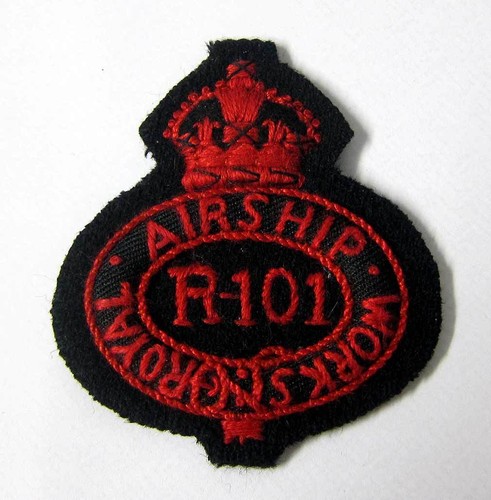R101 airship badge royal - r101,