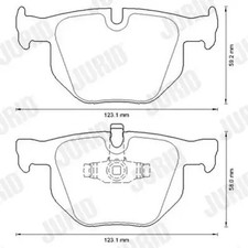 Brake pads 573285J JURID for