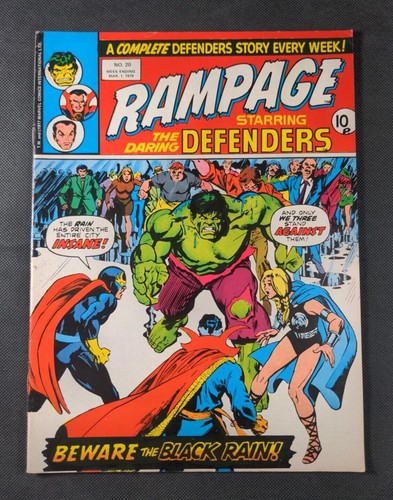 Marvel comic rampage starring - marvel,