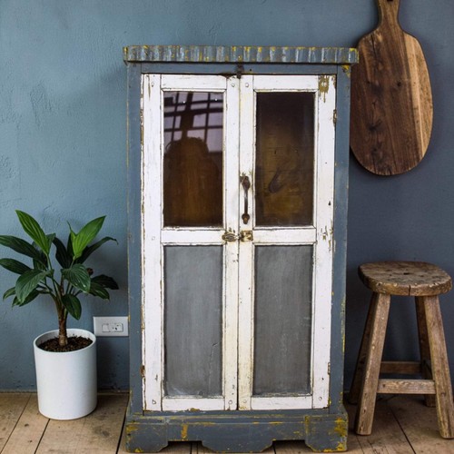Vintage worn painted rustic - painted,