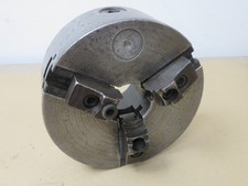 Pratt 7 1/2" UNICENTRIC 3 Jaw Scroll Chuck With Bolt On Soft Jaws