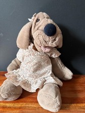 Wrinkles Dog Hand Puppet Plush