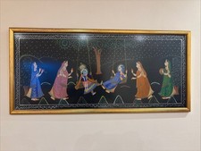 VINTAGE FRAMED GLAZED PRINT