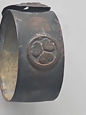 Mitsuba Aoi Mon Crest Japanese Sword Collars , Tokugawa Clan,  Samurai, Katana.