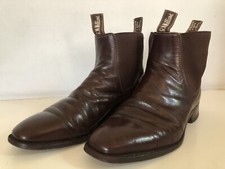 R.M. Williams Brown Leather Comfort Craftsman Boots - UK 9