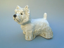 Vintage Jie Sweden Westie Stoneware Dog Figurine