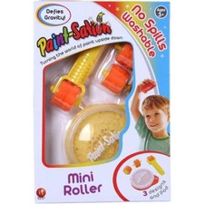 Paint-Sation Mini Roller Set - Yellow Anti-Gravity Washable Poster Paint Pod