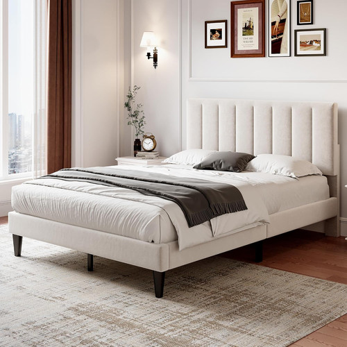 4ft6 double velvet bed - double,
