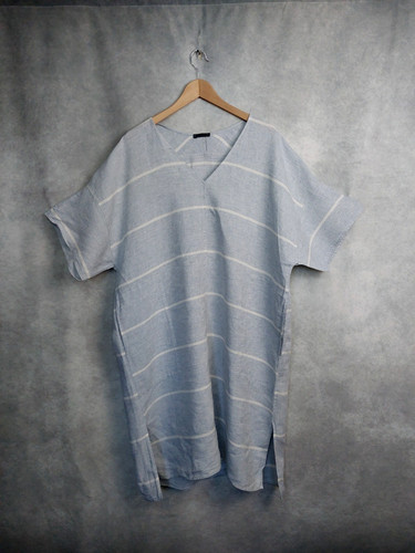 Oska dress size blue white - dress,