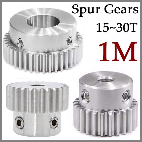 Spur gears transmission - gears, 1m