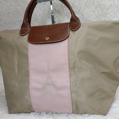 Rare longchamp tote - bag, eiffel