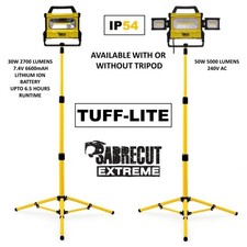 Sabrecut Professional LED Work Site light Floodlight 3000 5000W IP54 High Power