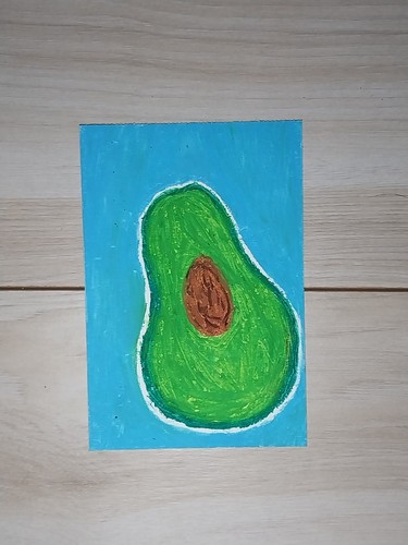 Oil pastel drawing - 4x6, inch